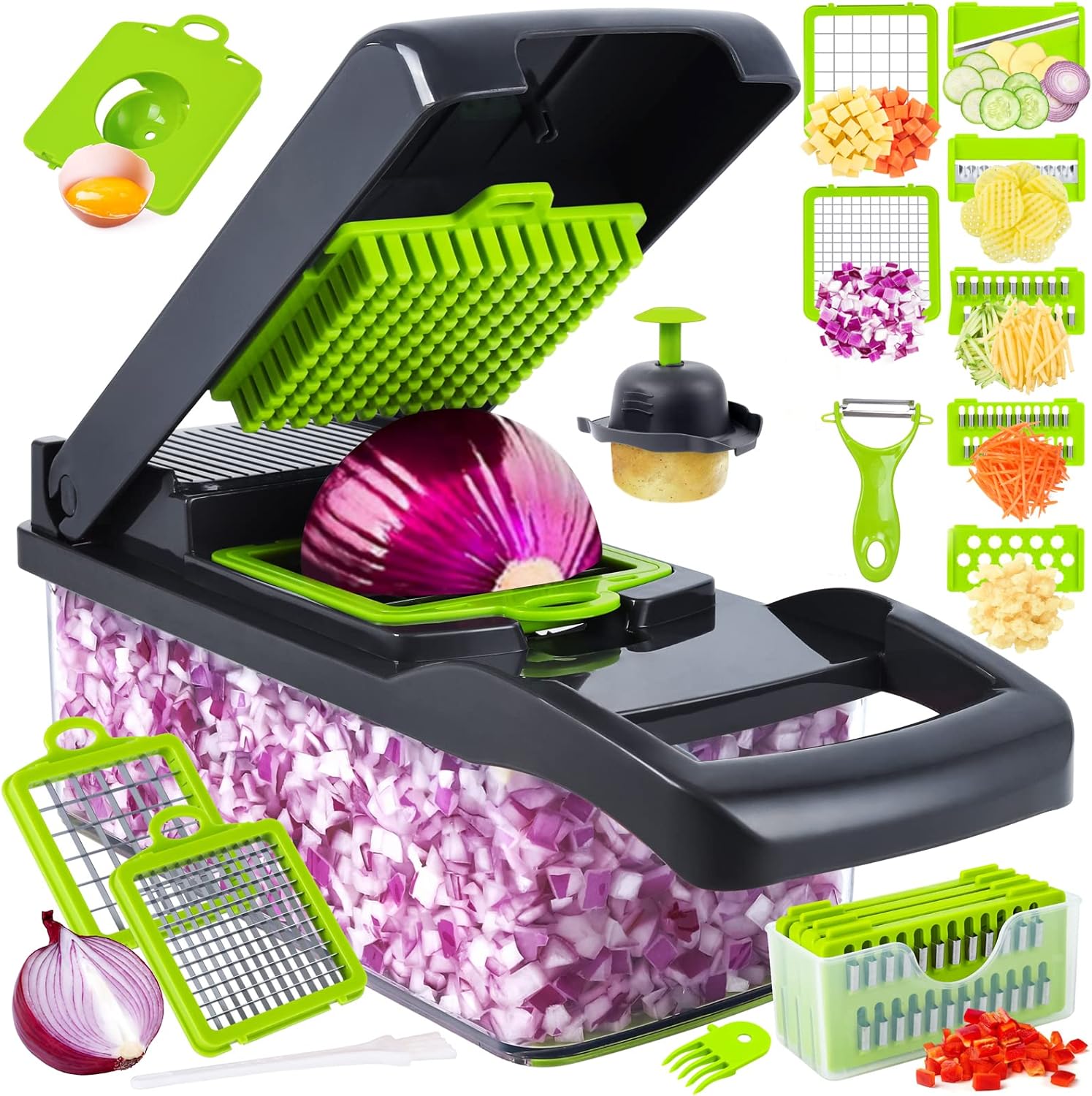 Vegetable Chopper 1 Multifunctional Kitchen Container