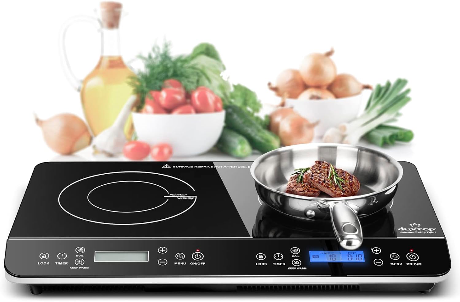Duxtop 9620LS Induction Countertop Cooktop 1800-Watt