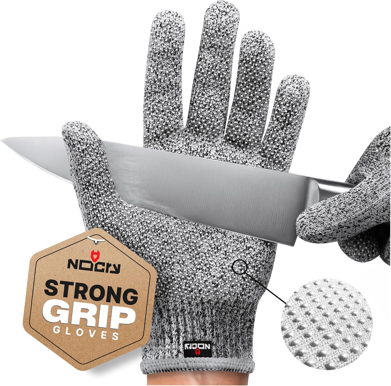 NoCry Cut Resistant Gloves with Grip Dots