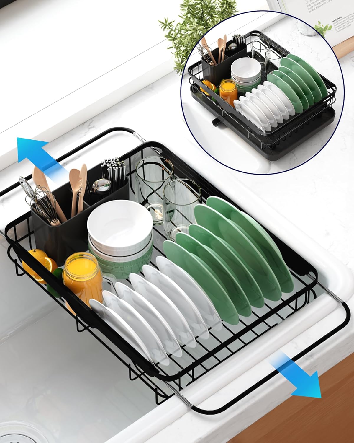 Kitsure Over the Sink Dish Drying Rack