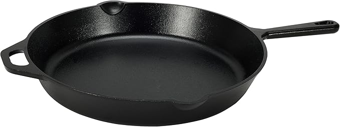 AmazonBasics Pre-Seasoned Cast Iron Skillet