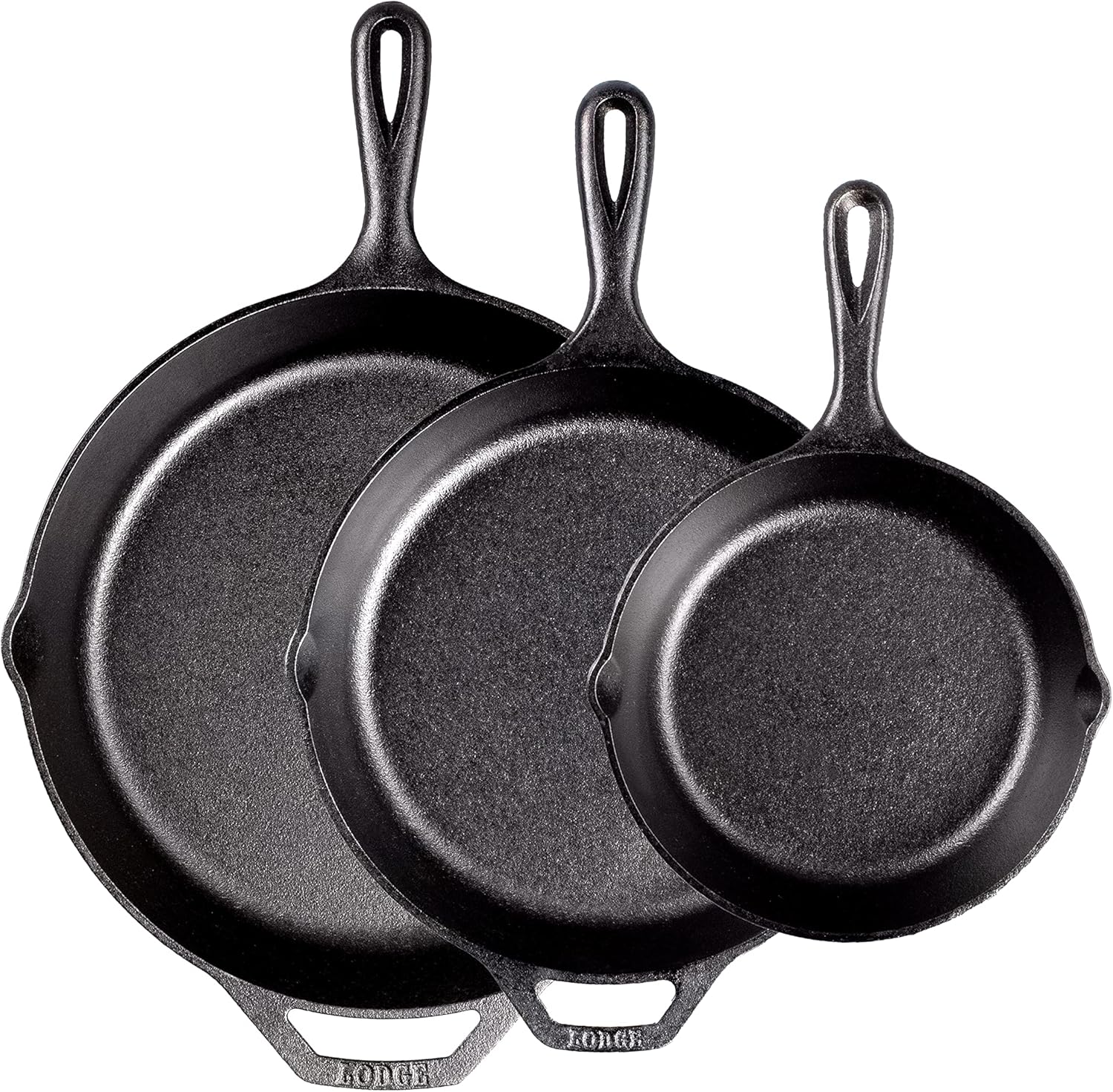 Lodge 2-Piece Cast Iron Skillet Set