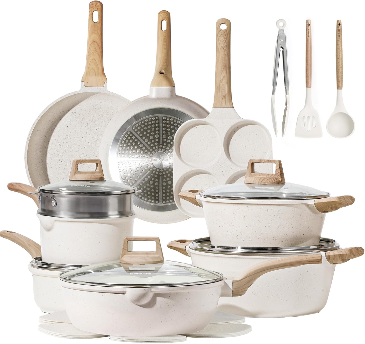 CAROTE Nonstick Cookware Set