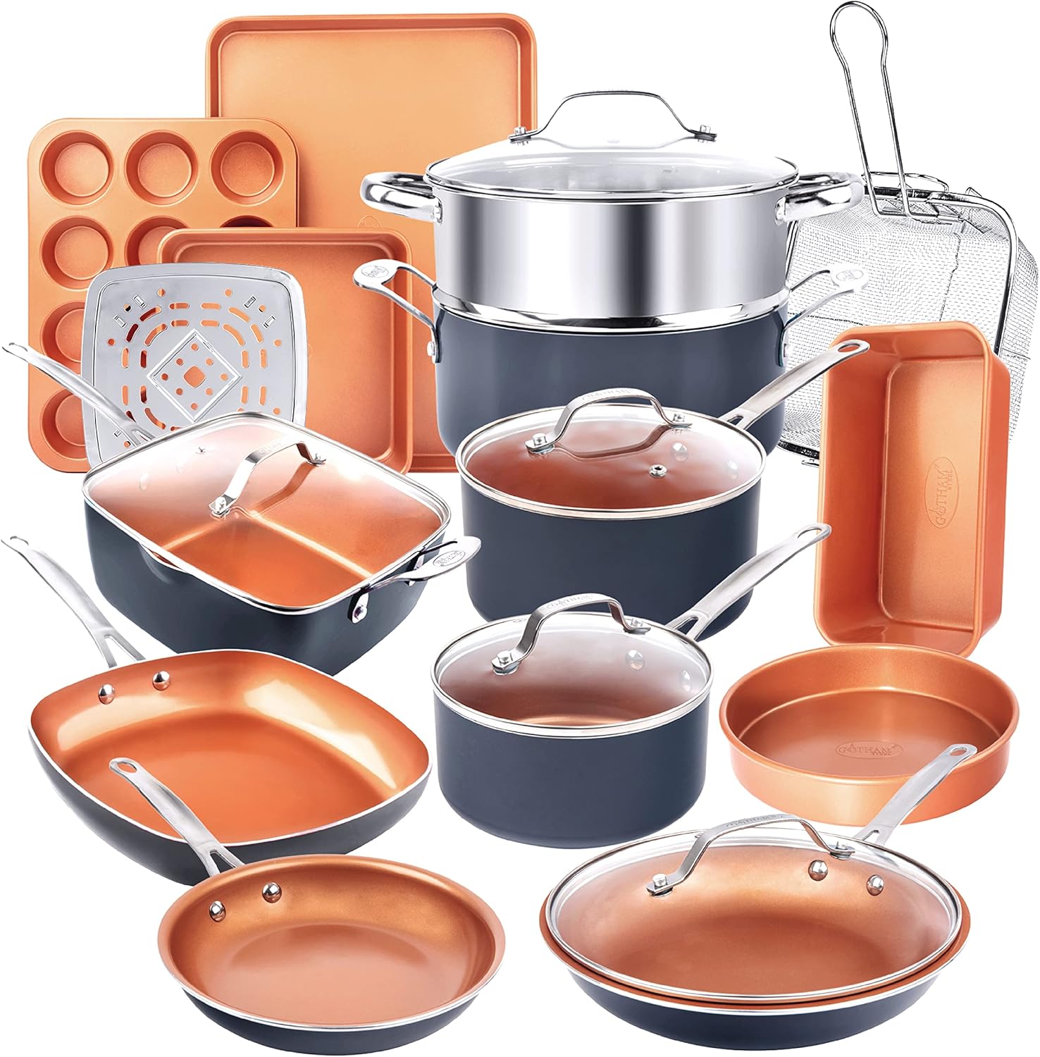 Farberware 20-Piece Pots and Pans Set