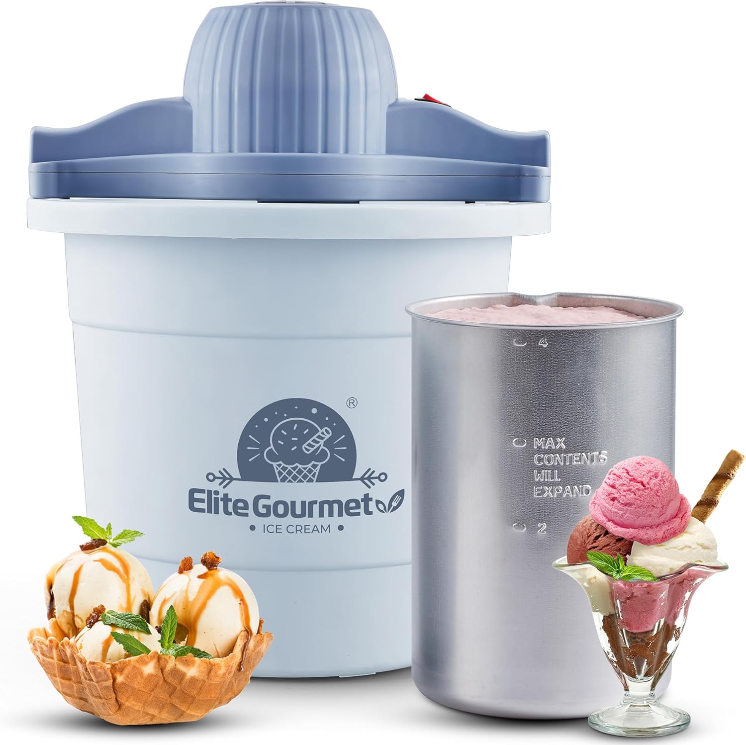 Elite Gourmet EIM350 Electric Ice Cream Maker