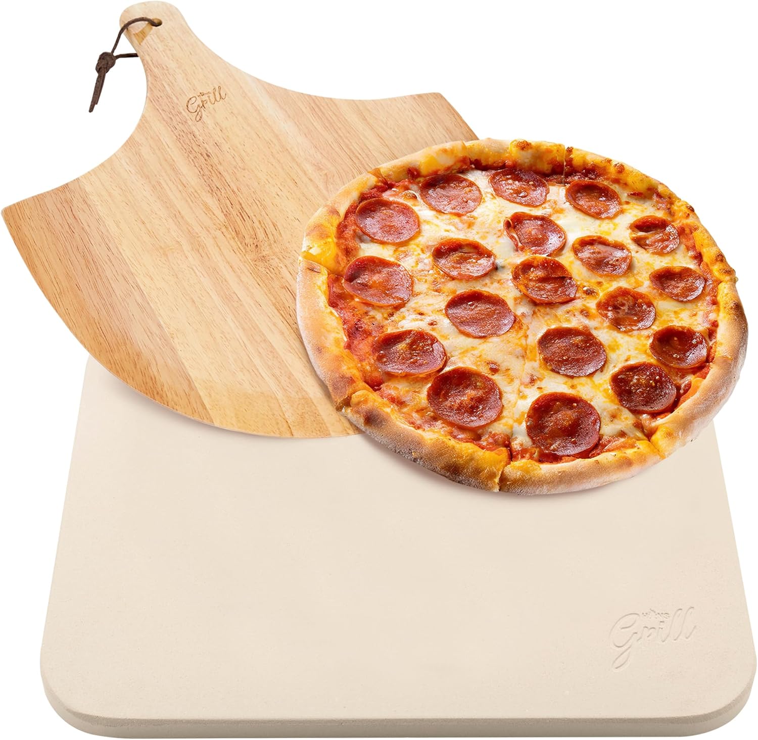 HANS GRILL Rectangular Pizza Stone