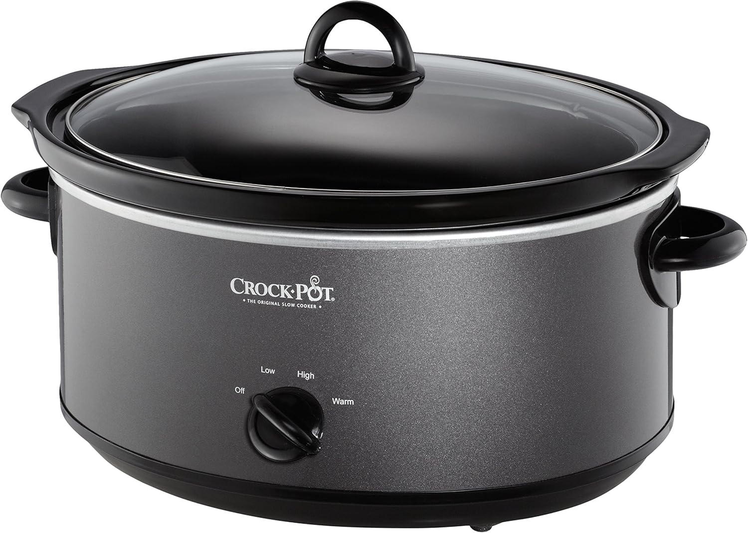 Crock-Pot SCV700-KC 7-Quart Slow Cooker, Charcoal