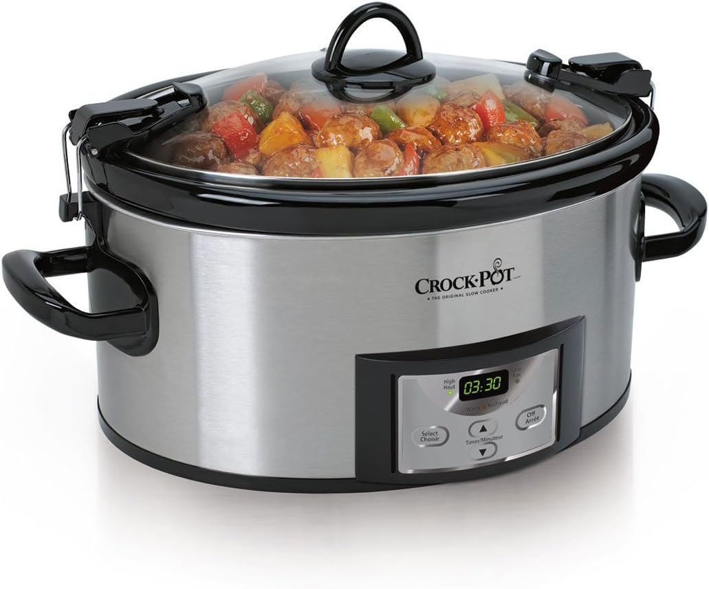 Crock-Pot SCCPVL610-S 6-Quart Programmable Slow Cooker