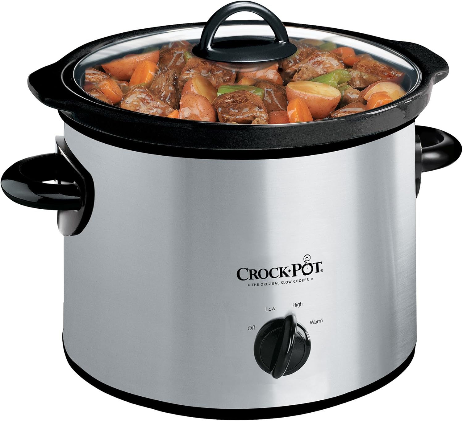 Crock-Pot SCR300-SS 3-Quart Manual Slow Cooker