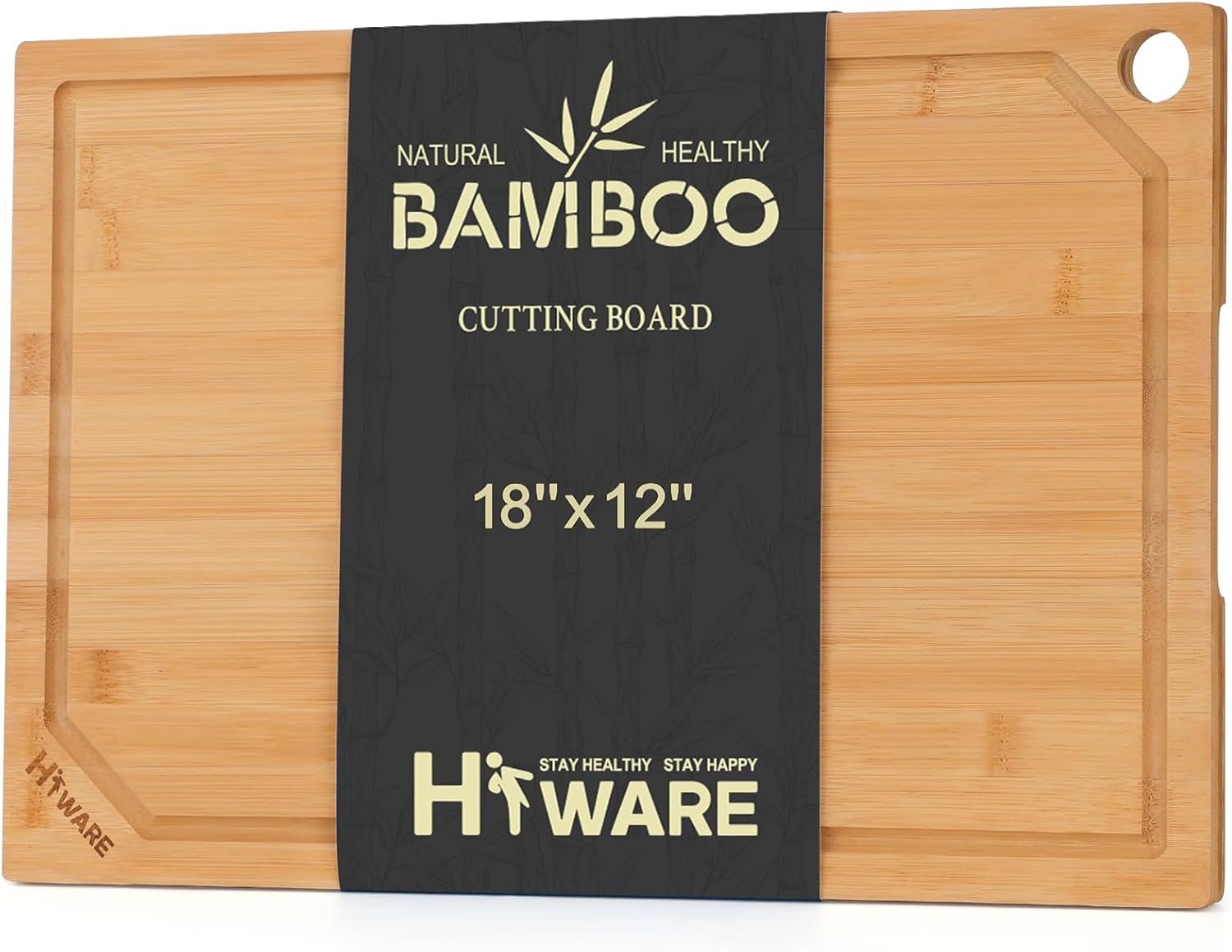 Hiware Extra Large Bamboo Cutting Board