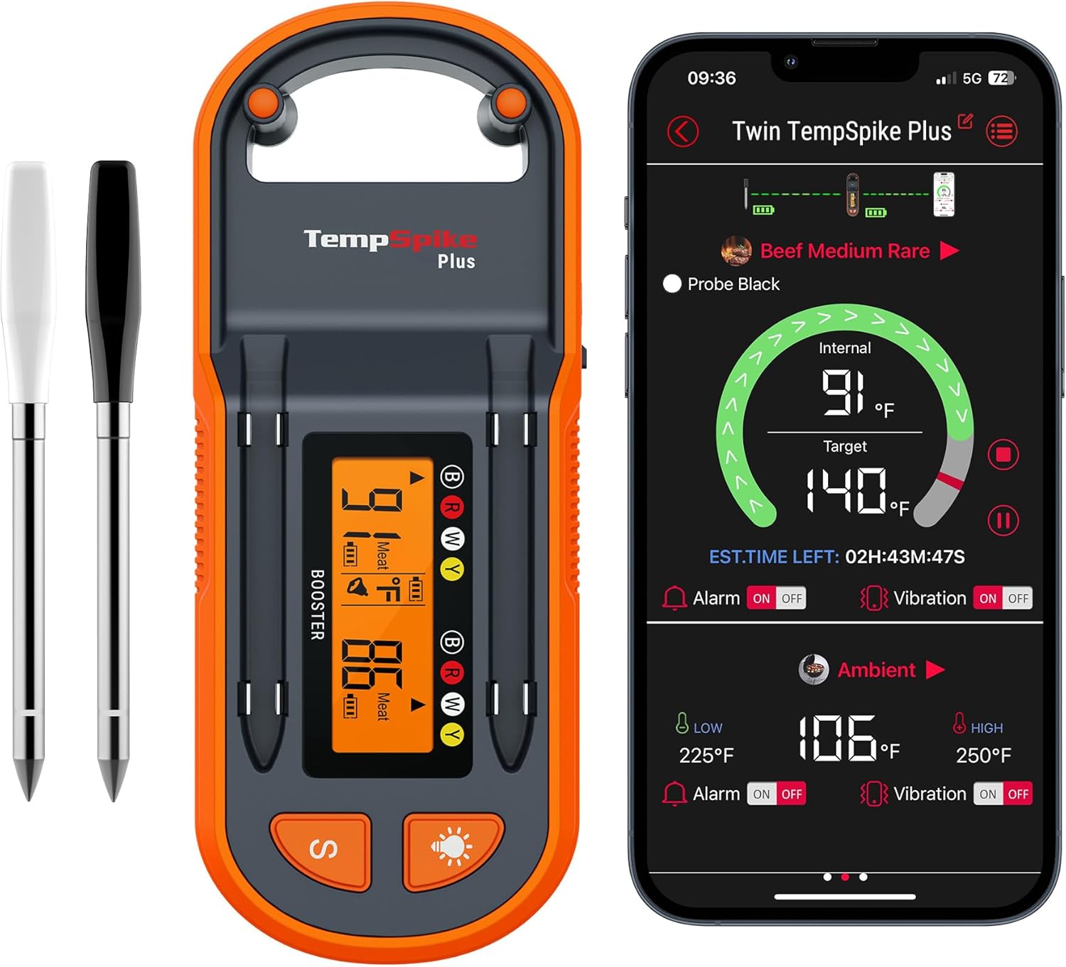 ThermoPro Twin TempSpike Plus Smart Meat Thermometer